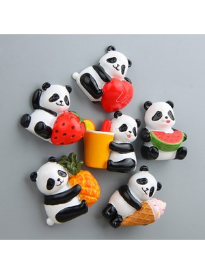 Qiuhong Shop D Stili Ute Panda Buzdolabı Sticker Odası Mesaj Çubuğu Buzdolabı Buzdolabı Mıknatısı Sticker Çocuk Doğum Günü Hediyesi Hatıra Ev Dekor (Yurt Dışından)