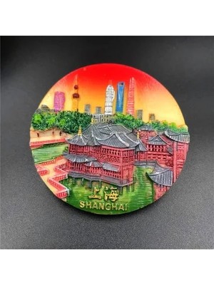 Qiuhong Shop Çikolata Tarzı Babelemı Buzdolabı Mıknatısı Çin Seddi Hatıra Beijing Shanghaa Buzdolabı Mıknatısları Mutfak Mıknatısı Sticker Ev Dekorasyonu (Yurt Dışından)