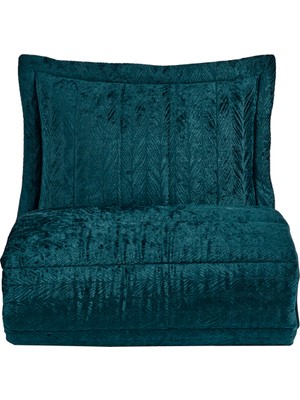 Elart Comfort Yeni Nesil Uykuseti - 6 Parça Velvet Zümrüt Yeşili (230X220CM)