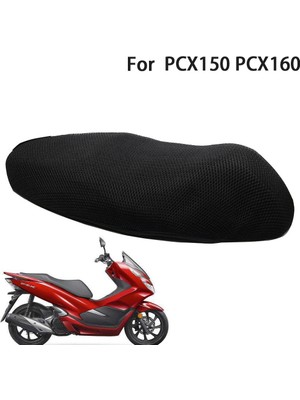 Humble Motosiklet Örgü Koltuk Örtüsü Yastık Koruma PCX150 PCX160 Için Su Geçirmez Yalıtım Nefes Net (Yurt Dışından)