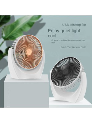 Humble Masaüstü Fanı USB Şarj Edilebilir Mini Fan 2 Hız Ayarlanabilir Fan Taşınabilir Soğutma Fanı El Fanları Ev Ofis Için B (Yurt Dışından)