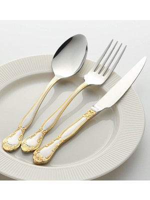 Schon Schön Dresden 84 Parça Gold Çatak Kaşık Bıçak Takımı