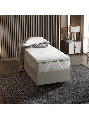 Mobpazar Kuş Tüy Süngerli Yatak Pedi 100x190 cm