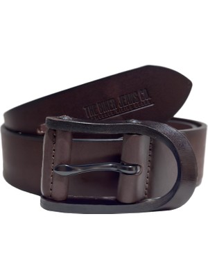 The Biker Jeans Las Vegas Brown Hakiki Deri Kemer