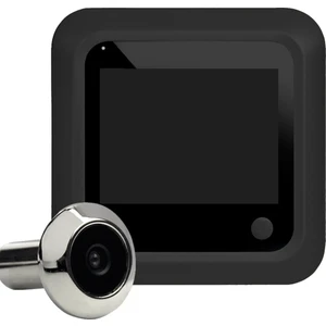 Silhouette Kapı Gözetleme Deliği Kamerası, Kapı Görüntüleyici Gözetleme Deliği, Ev Için 90° Geniş Açılı Dijital 2,4 Inç LCD Giriş Kapısı Ön Kapı (Yurt Dışından)