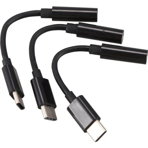 Silhouette Adet Tip C - 3,5 mm Kulaklık Ses Adaptörü, Usb-C - 3,5 mm Dişi Aux Mikrofon Bağlantı Kablosu Z, Le 2/le Pro 3, Uygun Değil ve Piksel (Siyah) (Yurt Dışından)