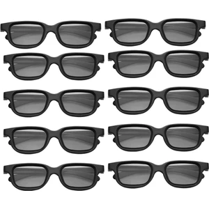 Silhouette 3D Tv Için 10 Adet Polarize Pasif 3D Gözlük 3D Oyun ve Tv Çerçevesi Için Gerçek 3D Sinemalar (Yurt Dışından)
