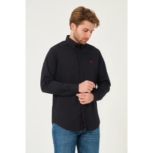 Catto Peak Regularfit Poplin Likralı Şeritli Gömlek