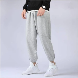 Gri Erkek Basic Fit Kesim Eşofman Altı