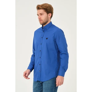 Catto Peak Regularfit Poplin Likralı Şeritli Gömlek