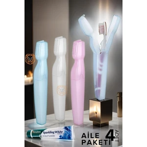 Kapaklı Diş Fırça Kutusu 4 Adet Scappini Design