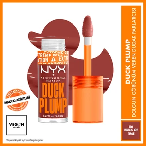 Nyx Professional Makeup Duck Plump Dolgun Görünüm Veren Dudak Parlatıcısı - 06 Brick Of Time