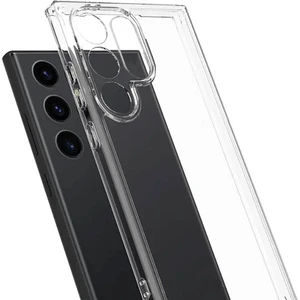 Case 4u Galaxy A25 Uyumlu Kılıf Darbe Emici Köşe Korumalı Anti Shock Şeffaf Silikon 2mm Şeffaf