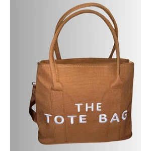 Kadın Camel The Tote Bag Çift Fermuar Gözlü Çanta