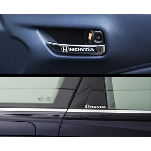 Honda Uyumlu Metal Sticker 5 Adet Oto Aksesuar Oto Sticker Çıkartma Araba