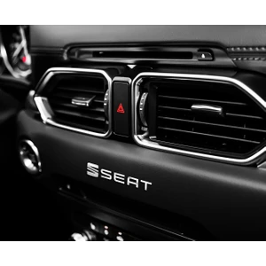 Seat Uyumlu Metal Sticker 5 Adet Oto Aksesuar Oto Sticker Çıkartma Araba
