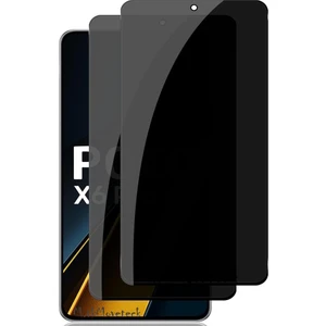 M.TK Moveteck Xiaomi Poco X6 Pro 5g Uyumlu Hayalet Ekran Koruyucu Cam 5d Privacy