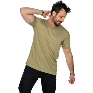 Aşırı Terleme Önleyici Bisiklet Yaka T-Shirt, Ter Sızdırmaz, Çift Katmanlı