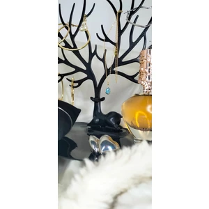 Colorful Dream Store Geyik Tasarımlı Küpe Kolye Bilezik Takı Mücevher Standı Tepsisi Ağacı Organizatör