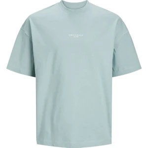 Jack & Jones Jorsantorini Erkek Mavi T-Shirt 12251774-GrayMist