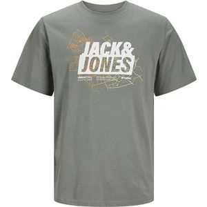 Jack & Jones Jcomap Logo Erkek Yeşil T-Shirt 12252376-AgaveGreen