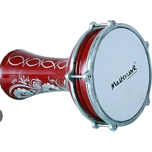 5 No Erzincan İşlemeli Kırmızı Darbuka