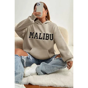 Unisex Malibu Baskılı Sweatshirt