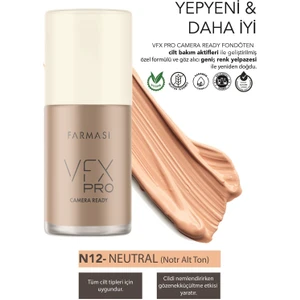Vfx Pro Camera Ready Fondöten N12 30 ml