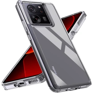 M.tk moveteck Xiaomi Mi 13T - Mi 13T Pro Uyumlu Kılıf Kamera Korumalı Renksiz Şeffaf