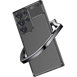 Galaxy S24 Ultra Kılıf Redclick Karbon Görünümlü Silikon Kapak