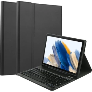 Samsung Galaxy Tab A8 10.5" 2022 SM-X200 Için Çıkarılabilir Bluetooth Klavyeli Klavye Kılıfı
