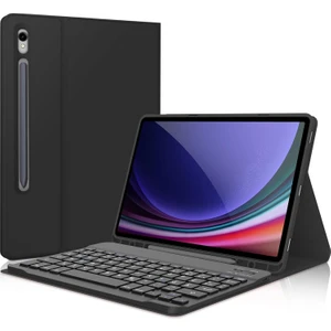 Samsung Tab S10 Fe/S9 Fe 10.9 Inch Uyumlu Bluetooth Türkçe Q Klavyeli Kılıfı (Tablet Değildir) Kapak