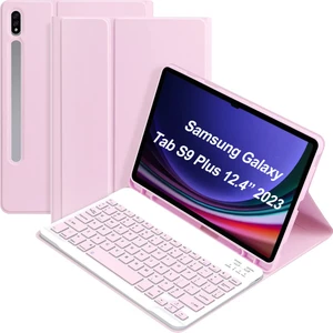 Samsung Galaxy Tab S9 Fe+Plus 12,4 Uymlu Bluetooth Türkçe Q Klavyeli Kılıfı (Tablet Değildir)