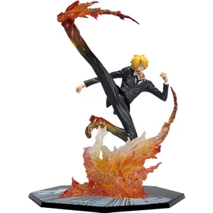 One Piece Anime Monkey D Luffy Roronoa Ace Vinsmoke Sanji Action Figures Dolls Pvc Model Collectible Stunt Toy Decoration Gift (Yurt Dışından)