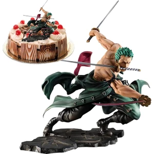 Roronoa Zoro Anime Figure, Anime Action Figure Rorono Zoro, Three Thousand World Collection One Piece Zoro Figures, One Piece Anime Figure Decoration Ornaments, Cake Deco (Yurt Dışından)