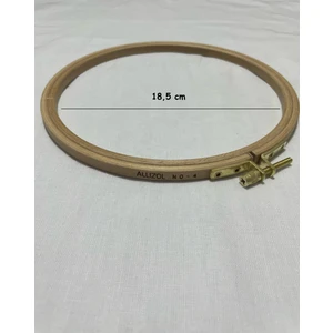 Allizol Vidalı Aşap Nakış/punch Kasnağı (18,5 Cm’lik tek kasnak), punch kasnak, nakıi kasnak, Vidalı kasnak
