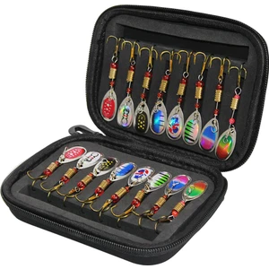 16 Adet Spinners Yemler Kaşık Seti Çanta ile Alabalık Bas Somon Pike Walleye Olta Takımı Aksesuarları (Yurt Dışından)