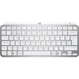 Mx Keys Mini Aydınlatmalı, Bolt Alıcılı, Şarj Edilebilir, Açık Gri, Kablosuz Klavye Ingilizce