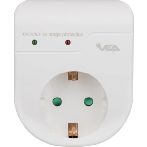 VE-22416 16 Amper - 3500 Watt LED Göstergeli Tekli Akım Korumalı Priz