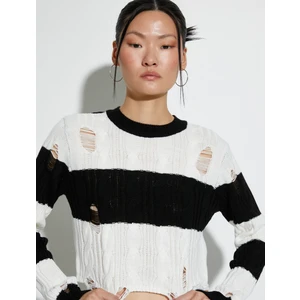 Crop Ajurlu Kazak Uzun Kollu