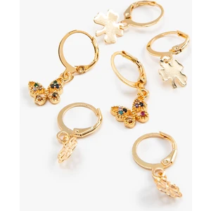 Kelebekli Küpe Seti 3'lü