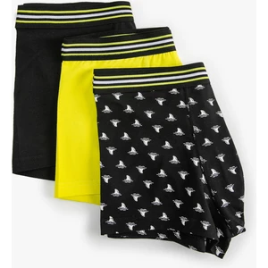 3'lü Boxer Seti Baskılı Çok Renkli