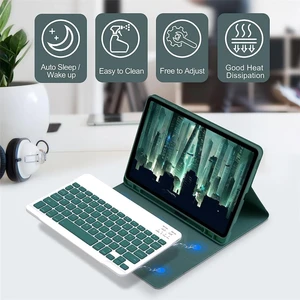 Samsung Tab S9 Ultra SM-X910 14.6 Inç Uyumlu Bluetooth Türkçe Q Klavyeli Kılıfı (Tablet Değildir)