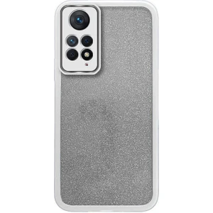 Xiaomi Redmi Note 11 Uyumlu Kılıf Zebana Işıltım Silikon Kılıf (Kamera Lens Korumalı) Gri
