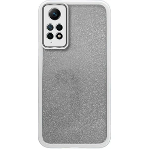 Xiaomi Redmi Note 12 Pro Uyumlu Kılıf Zebana Işıltım Silikon Kılıf (Kamera Lens Korumalı) Gri