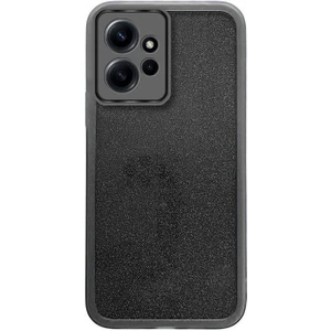 Xiaomi Redmi Note 12 4g Uyumlu Kılıf Zebana Işıltım Silikon Kılıf (Kamera Lens Korumalı) Siyah