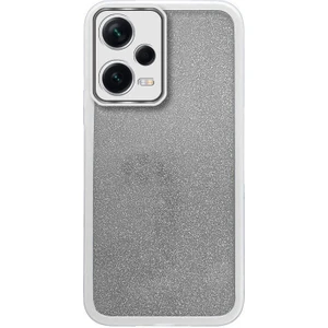 Xiaomi Redmi Note 12 Pro 5g Uyumlu Kılıf Zebana Işıltım Silikon Kılıf (Kamera Lens Korumalı) Gri