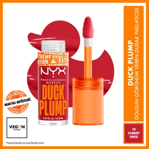 Nyx Professional Makeup Duck Plump Dolgun Görünüm Veren Dudak Parlatıcısı - 19 Cherry Spice