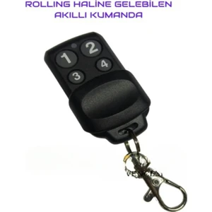 Rolling (Nice, Bft, Hiland, Faac Vb) Olabilen Fıx Akıllı Kumanda Garaj Kepenk Bariyer Kumandası