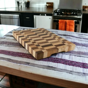 Profesyonel Şef Endgrain Kesme Tahtası 35X25